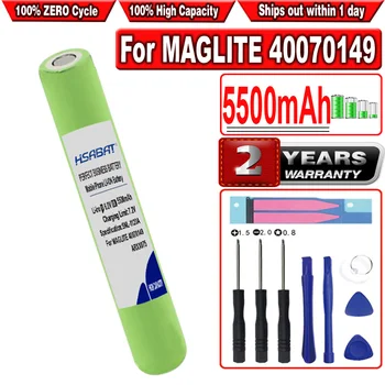 HSABAT 5500mAh Batérie pre MAGLITE 40070149, 9032, ARXX075, ARXX235, MA5, ML500, N38AF001A, RX1019, S522