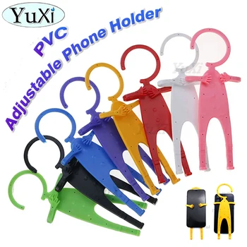 YuXi 1Pcs Farebné Užitočné Mobilný Telefón Majiteľa Vozidla Mobile Vešiak Mount Kremíka Nastaviteľné Pre Smartphone PVC Flexibilné Príslušenstvo