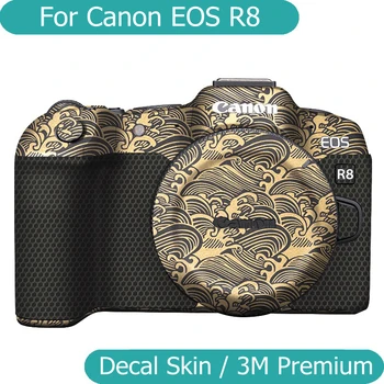 Pre Canon R8 Odtlačkový Pokožky Vinyl Zábal Film Mirrorless Fotoaparát Telo, Ochranné Nálepky Chránič Kabát EOSR8 EOS R8
