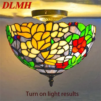 DLMH Tiffany Stropné svietidlo Moderného Kreatívneho Lampy Svietidlá LED Domov Pre bývanie, Stravovanie Miestnosti Dekorácie