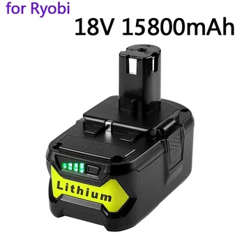 Batérie 18V 15800mAh Li-On nabíjateľná Pre Ryobi Hot P108 RB18L40 Nabíjateľná Batéria Power Nástroj Batérie Ryobi ONE