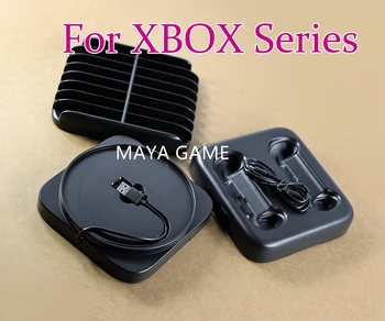 Pre Xbox Série X 3 v 1 Hre Auta Konzoly Zvislý Stojan Dual Nabíjací Dok Rozbočovač Pre Xbox S X Radič S úložným Disk s Hrou