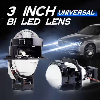2 KS Bi-led Projektor šošovky Pre Hella 3R G5 3,0 palca Reflektor LED Hyperboloid Auto styling Príslušenstvo Retrofit Svetlomet 6000K
