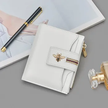 peňaženka pre ženy, ženy, Tenký mini malú kabelku nové módne hot predaj luxusný dizajnér Značky 100% kožené peňaženky ženy