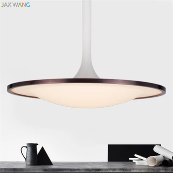 JW_Dining Izba Prívesok Svetlá LED Americký Lusters Kolo Lietajúci Tanier Luxusné Svietidlá Bez Oslnenia, Obývacia Izba, Spálňa Osvetlenie
