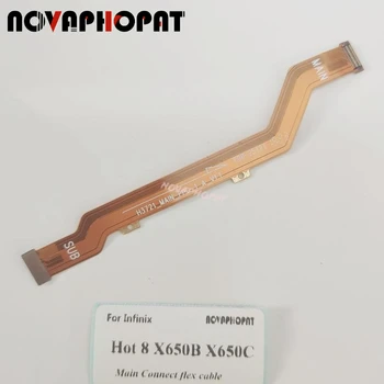 Novaphopat Pre Infinix Hot 8 X650B X650C Okrem Hlavnej Palube Flex Konektor na Doske Doske Nabíjačku USB Flex Kábel