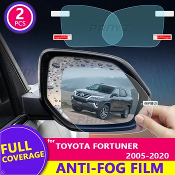 Úplné Pokrytie Anti Fog Rainproof Film Pre Toyota Fortuner 2005 -2020 AN50 AN60 AN150 AN160 Hilux SW4 SR5 Spätné Zrkadlo Ochranné