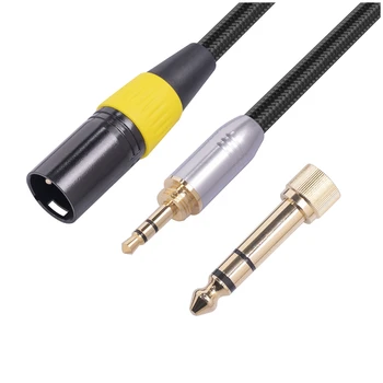 3,5 mm (1/8 Palca) Stereo Samec XLR Prepojenie Audio, Mikrofón, Kábel 3,5 mm Stereo Jack Konektor Zvukového Kábla 0,3 M