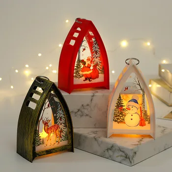 LED Sviečka Majiteľa Lampy Halloween Tekvica Lampa Vianoce, Santa Claus Lampy, Ozdoby, Dekoračné Rekvizity Domova Príslušenstvo