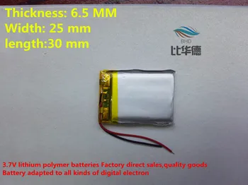652530 400mah lítium-iónová polymérová batéria kvalita tovaru kvality CE, FCC, ROHS certifikačný orgán