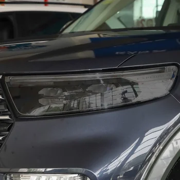 Pre Ford Explorer 2020-Na U625 Príslušenstvo Auto Svetlometu Ochranný Film Predné Svetlo Transparentné Údené Black TPU Nálepky