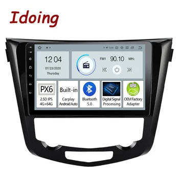 Idoing Auto Android 11 Rádio Prehrávač Vedúci Jednotky Plug And Play PX6 Pre Nissan Qashqai X-Trail xtrail 3 T32 roky 2013-2017 GPS Navigácie