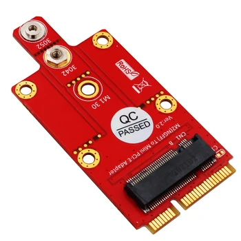 NGFF M. 2 Tlačidlo B na Mini PCIe slot karty Mini PCI-E Adaptér pre 3G, 4G 5G Modul M2 na Mini Pcie Converter Podstavec pre CDMA siete WLAN WWLAN WiMAX LTE