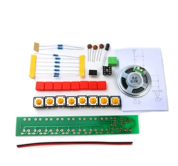 1SET NE555 Komponent Elektroniku, Elektrický Klavír, Varhany Modul DIY Kit Učiť Elektronické Zásady, detské Laboratórium
