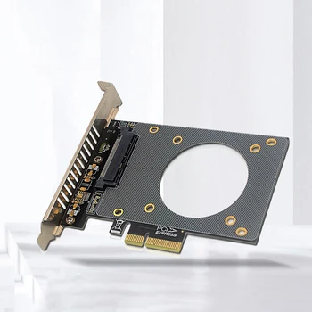 U. 2 SFF-8639 PCI-E X4 Rozširujúca Karta 4000MB/s Stúpačky Karty Silný Rozptyl Tepla Rozšírenie Karty Adaptéra Podpora SSD GEN4