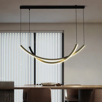 Moderné LED Prívesok Lampa Nad Stolom Kuchyňa, Jedáleň, Obývacia Izba Domov S Remote Control Designer Luster Svietidlá