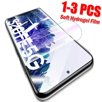 1-3ks Screen Protector Samsung Galaxy S20 S21 FE S22 Plus S23 Ultra Poznámka 10 Lite 20 Z Flip 3 4 Flip3 Flip4 5G Hydrogel Film