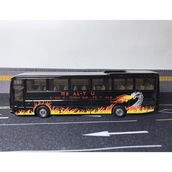 O 14 cm detské autíčka nemecký diaľkovej Autobusovej Auto Zliatiny Simulácia Statické Ozdoby Die-odlievanie Model Kolekcie Darček