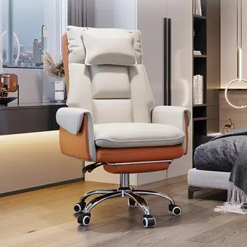 Pohodlná sedacia súprava kancelárske stoličky, hracie stoličky, počítač, stoličky, kožené ecutive stoličky s operadlom stupačky ležiaceho otočná stolička