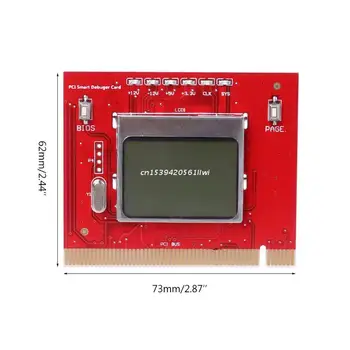 LCD PCI PC vysokej kvality Počítač Analyzer Tester Diagnostické Karty Dropship