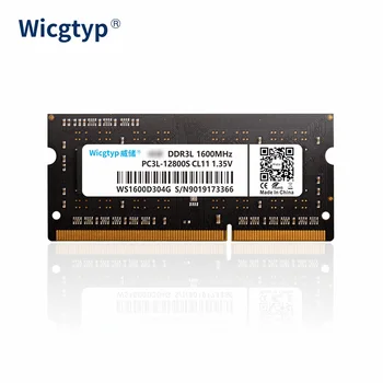 Wicgtyp Notebook Pamäť 4GB DDR3 8GB 1333MHz 1600MHz DDR4 Memoria Ram 4GB 8GB 2666MHz Pamäte DDR3 DDR4 Pre Notebook Notebook