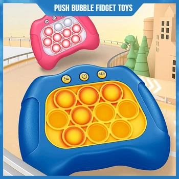 Push Bublina Fidget Hračky Pre Chlapcov A Dievčatá Anti-Stres Hračky S Led Hru Stroj Zmierniť Stres Hračky Pre Deti A Dospelých
