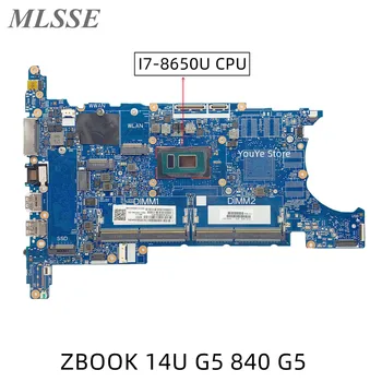 Renovované Pre HP ZBOOK 14U G5 840 G5 Notebook Doske I7-8650U CPU L14395-601 L14395-001 6050A2945601-MB-A01 DDR4 Rýchlu Loď