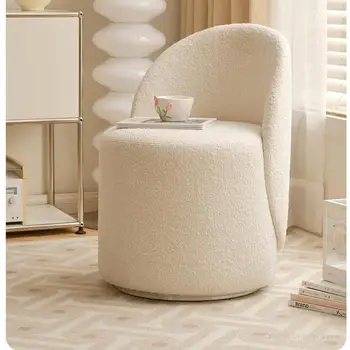 Nordic obývacia izba, pohovka kreslo home designer jednej stoličky malá spálňa operadla rotujúce toaletný stolček