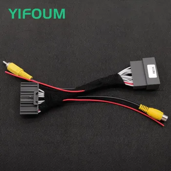 YIFOUM 32Pin Originálne Video Vstup Prepnúť Zadná Kamera RCA Adaptér Kábel Pre Honda Civic 10. Avancier UR-V Acura CDX Vysokej úrovni