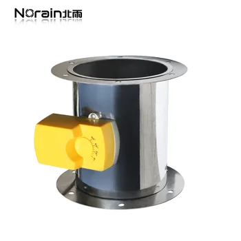 DN300mm nehrdzavejúcej ocele kolo s manželskou príruby tri silikónové tesnenie elektrické objem vzduchu regulačný ventil