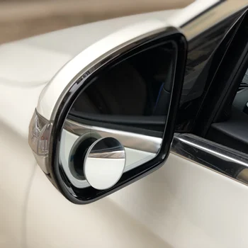 1Pair Auto Vypuklé Blind Spot Zrkadlo Na Touareg Tiguan Polo Passat CC Golf Teramont EOS Scirocco Sharan Fox Ameo Arteon C Kupé
