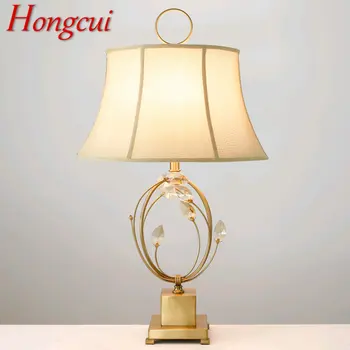 Hongcui Súčasného Crystal stolná Lampa LED Creative Móde Stmievanie Stôl Svetlo pre Domáce Obývacia Izba, Spálňa Decor