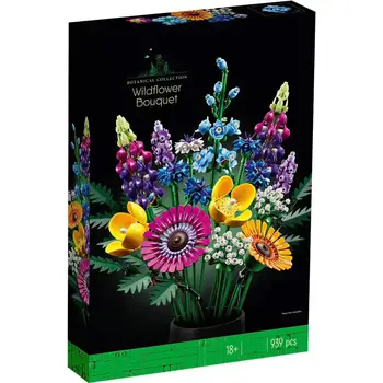 2023 Nové Botanická Kvet Zber Wildflower Kytice Sušené kvety Vrchol IKONU Stavebné Bloky Nastaviť Kompatibilné 10313 10314