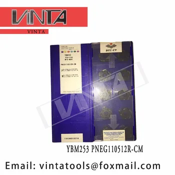 Vysoká kvalita 10pcs/veľa YBM253 YBD152 PNEG110512R-CM cnc carbided frézovanie vložky