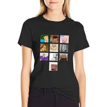 Ts mačka albumy (staré hovoriť verzia) T-Tričko T-shirt žena kórejský tees móda t-košele pre Ženy grafické tees