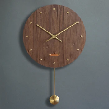Nový výrobok nový Čínsky múr hodiny stlmiť obývacia izba quartz hodiny výtvarné umenie hodiny domov drevené retro hodiny nástenné hodinky