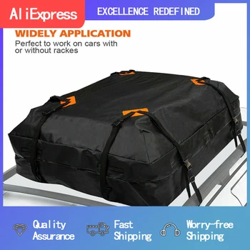 Nepremokavé Cargo Bag Auto Strešná Taška Univerzálny Nosič Batožiny Bag Black Skladovanie Cestovné Nepremokavé SUV, Van Pre Autá 112X84X44cm