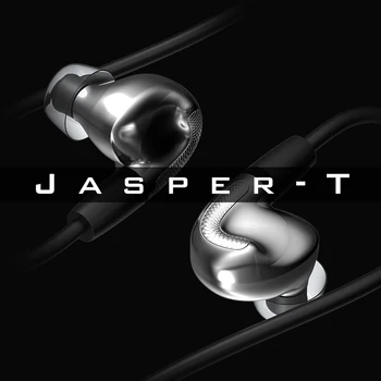 Nové Jaspis-T Rok Tigra Limited Edition Slúchadlá In-Ear HIFI Dynamické Profesionálne Horúčka zátkové chrániče sluchu (Pripojte Typ: 3,5 mm)