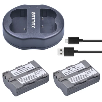 2 Ks/veľa EN-EL3E EN-EL3e ENEL3E SK EL3E Batérií & Duálny USB Nabíjačka pre Nikon D50 D70 D80 D90 D100 D200 D300 D700 z1