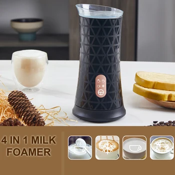 Elektrické Mlieko Frother 4-v-1 Pena Mlieko, Šľahač Kávy Prenosný Mixér ručný Mixér Mlieko Foamer pre Latte Cappuccino