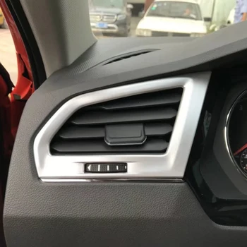Pre Volkswagen VW Tiguan 2017 2018 Predný Panel Air Vent Kryt Rámu Orezania Rám Obloha Formovania Priestorového Auto Styling
