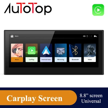 AUTOTOP 2 Din autorádia Bezdrôtový Apple Carplay Káblové Android Auto Multimediálne Bluetooth Music Video Stereo 2Din Stereo Systém