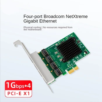 Pci-E X1 Gigabitová Sieťová Karta Pci-Express 4 Port Siete Ethernet Karty RTL8111H Ethernet Lan Karty Časti Komponentu