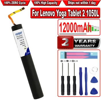 12000mAh Batérie pre Lenovo Yoga Tablet 2 L14C3K31 L14D3K31 1050L 1050F 2-1050F 2-1051F 2-1050L 2-1050LC 2-1051L Yt2-1050