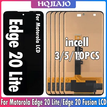3/5/10PCS incell Pre Motorola Moto Edge 20 Lite XT2139-1 LCD Displej Dotykový Displej Digitalizátorom. Pre Moto Edge 20 Fusion LCD Opravy