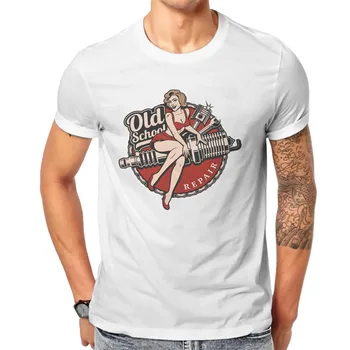 Letné Tričko Retro pánske Oblečenie Harajuku T Shirt Pre Mužov Rockabilly Párty 50. Ponožka Hop Dance Pin Up Rock And Roll Memphis