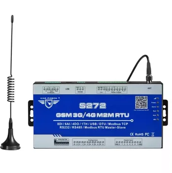 8DIN+6AIN Input PLC Programovateľné Funkcie internet vecí Diaľkové Ovládanie Terminálu Modbus SMS RTU Dátový Záznamník