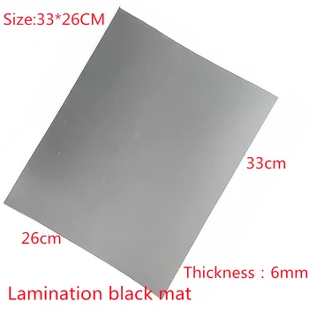 33x26cm 6 mm Super jemný Tlak OCA Vákuové Laminácia Čierne Gumové Rohože LCD OLED Displej Repair Tool