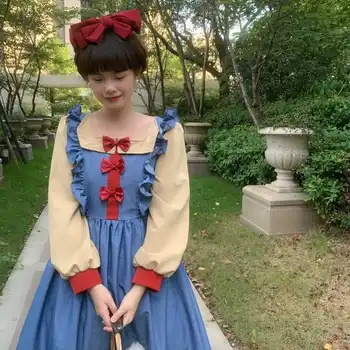 Hstar Lolita Šaty Kawaii Klasické Sladké Girl Dress Roztomilé Mäkké Dievča Lolita Vitorian Op Šaty