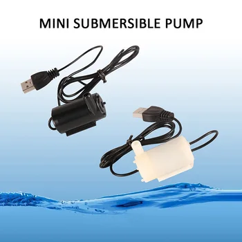 2/4pcs Mini Striedavé Ponorné Vodné Čerpadlá s USB Konektor DC 5V Motor Micro Vody Chladiace čerpadlá Akvárium Dodávky